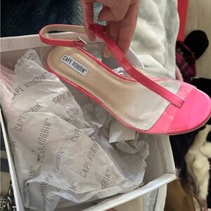 Cape Robbin Women's Vibrant Pink Sandals